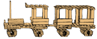train kapla